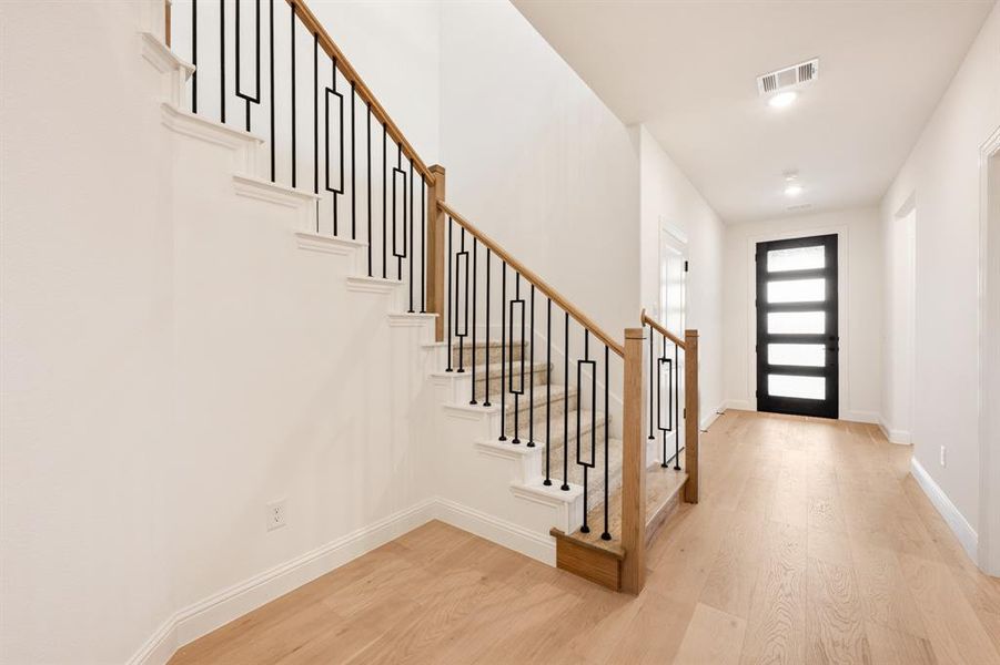Spacious, unfurnished interior of a new home in Painted Tree Woodland District 50, McKinney (Image 24). Spacious, unfurnished interior of a new home in Painted Tree Woodland District 50, McKinney (Image 24).