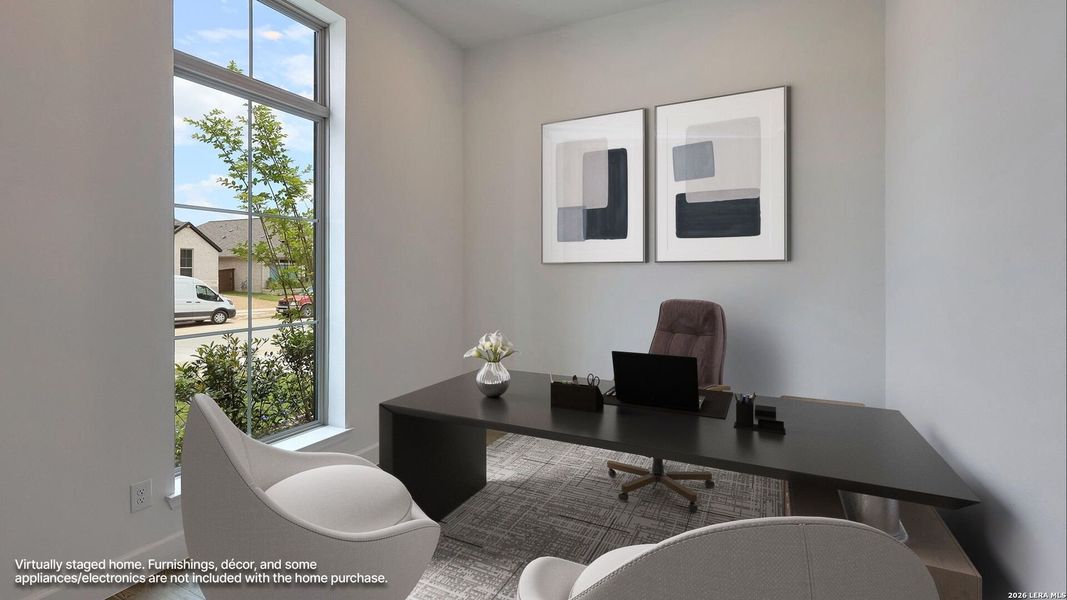 Furnished interior view inside a new home in Corley Farms, Boerne (Image 7).