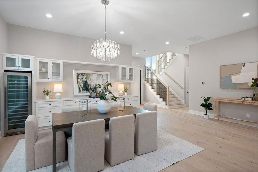 Furnished interior view inside a new home in , Houston (Image 6).