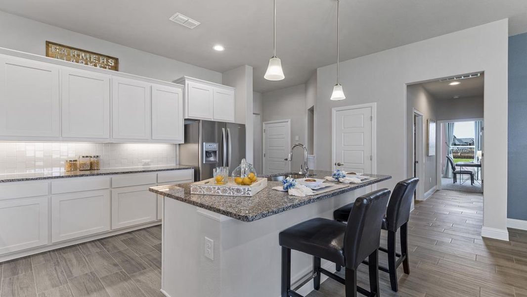 Furnished interior view inside a new home in Eagle Creek, Denton (Image 10).
