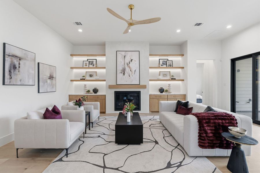 Furnished interior view inside a new home in , Houston (Image 16).