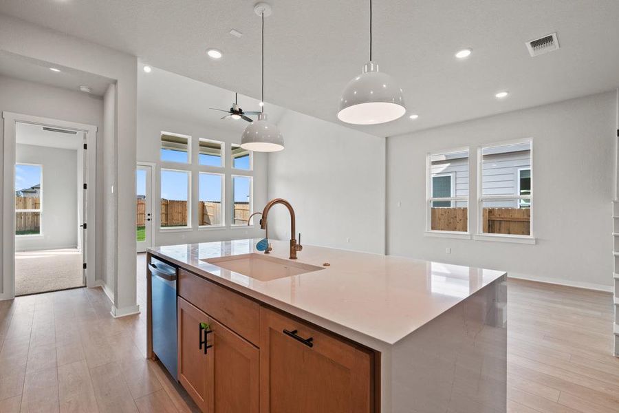 Furnished interior view inside a new home in Arbor Collection At Park Central, Georgetown (Image 8). Furnished interior view inside a new home in Arbor Collection At Park Central, Georgetown (Image 8).