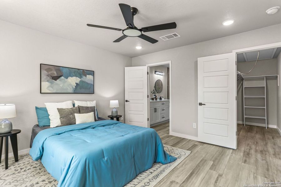 Furnished interior view inside a new home in , San Antonio (Image 15). Furnished interior view inside a new home in , San Antonio (Image 15).