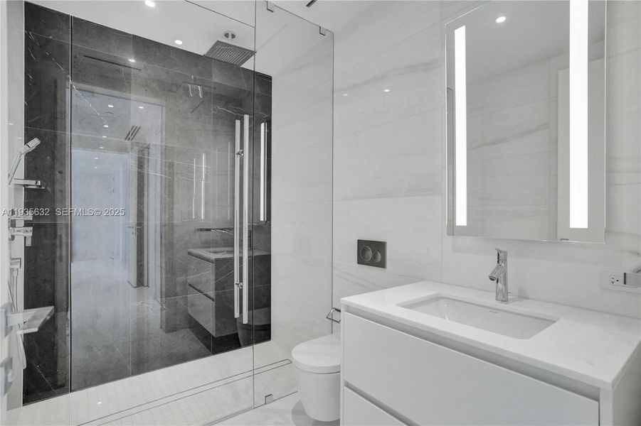 Furnished interior view inside a new home in , Miami (Image 13).