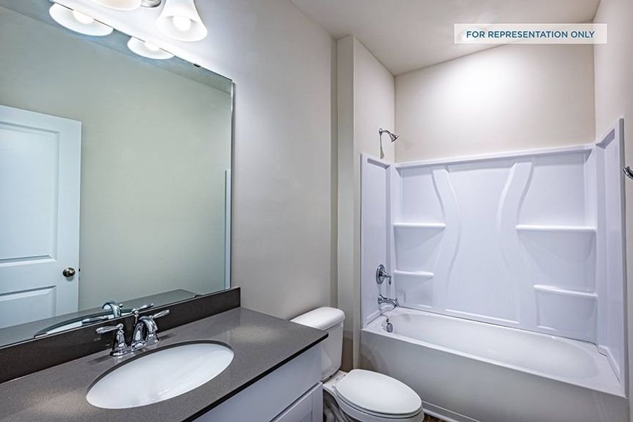 Representative furnished interior of a home built from the Rankin Basement by Brookline Homes in The Terraces at Cramerton Mills, Gastonia (Image 3).
