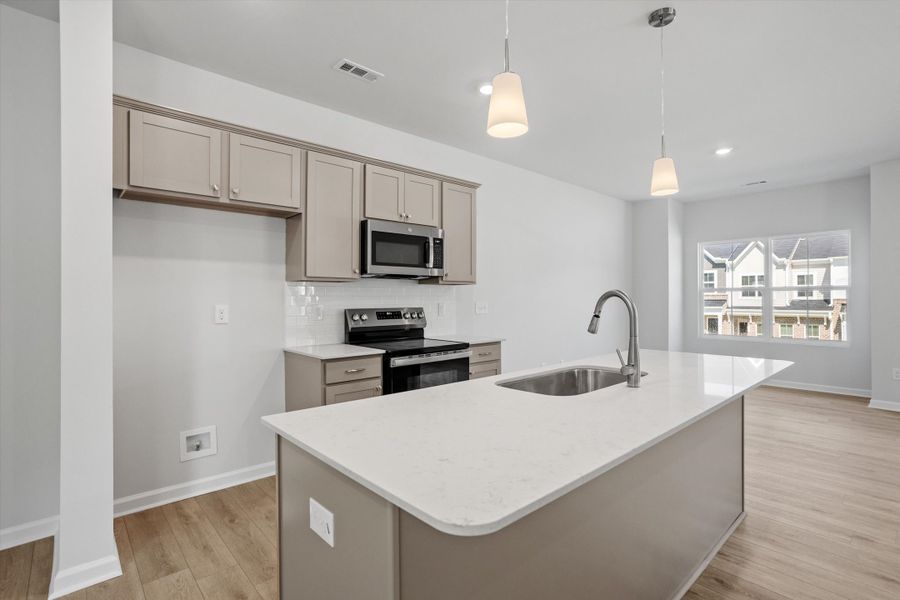Furnished interior view inside a new home in Renaissance at White Oak, Garner (Image 7).