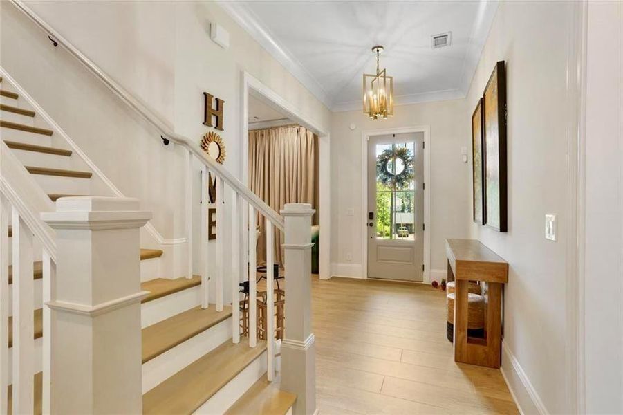 Furnished interior view inside a new home in , Marietta (Image 33).