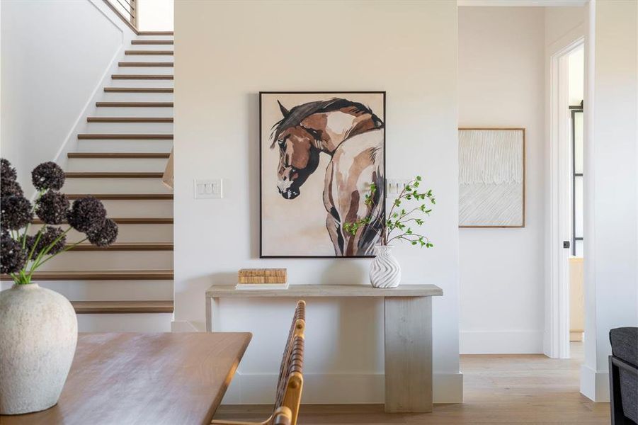 Close-up of interior finishes inside a home in Dove Station Luxury Series, Grapevine (Image 35). Close-up of interior finishes inside a home in Dove Station Luxury Series, Grapevine (Image 35).