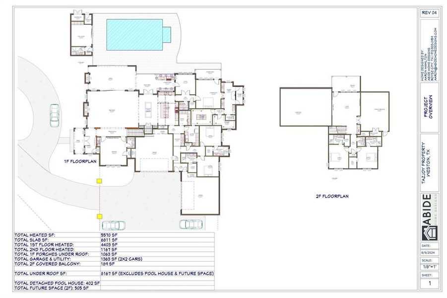Whole Floor Plan with outdoor pool house Whole Floor Plan with outdoor pool house
