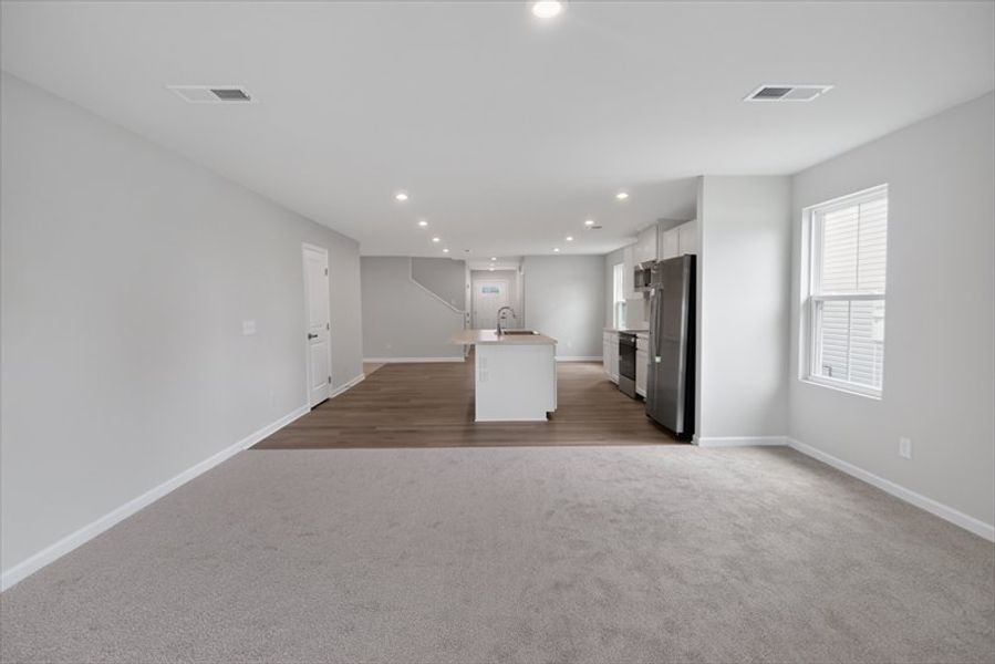 Spacious, unfurnished interior of a new home in Wren Woods 2-Story, Gray Court (Image 23).