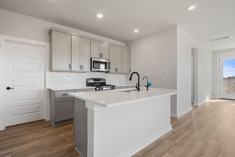 Furnished interior view inside a new home in Union Collection at Park Central, Georgetown (Image 12).