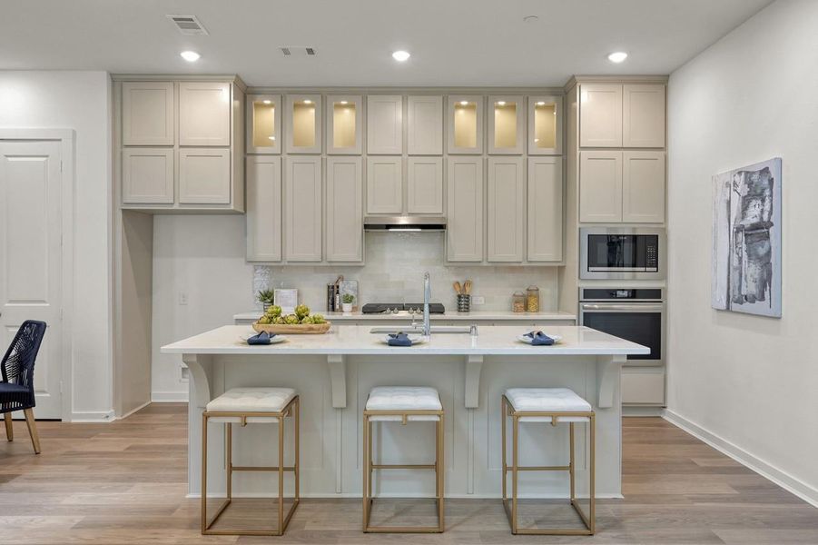 Furnished interior view inside a new home in Woodforest Townhomes, Montgomery (Image 13).