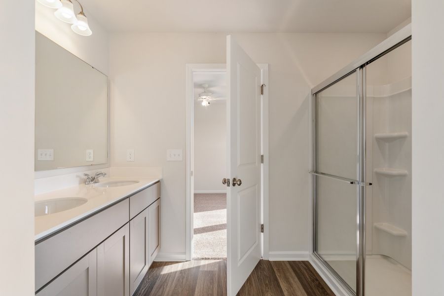Furnished interior view inside a new home in Mayfair Village, Spartanburg (Image 11).