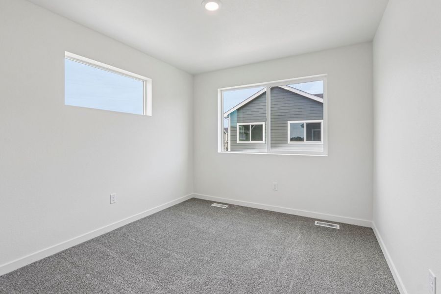 Spacious, unfurnished interior of a new home in Liberty Draw, Evans (Image 27). Spacious, unfurnished interior of a new home in Liberty Draw, Evans (Image 27).