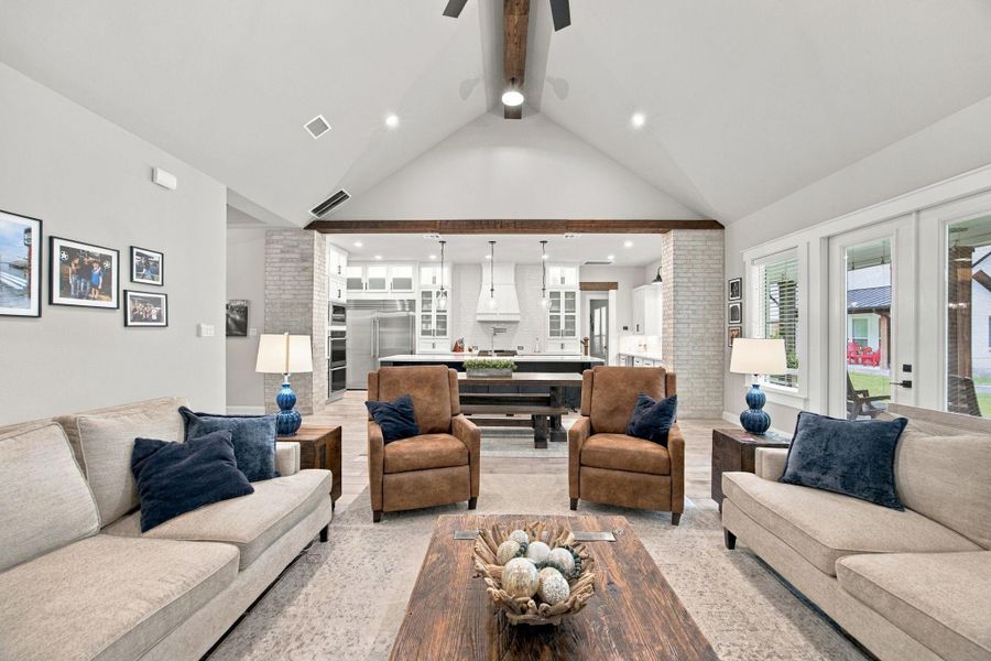 Furnished interior view inside a new home in , Tomball (Image 19).