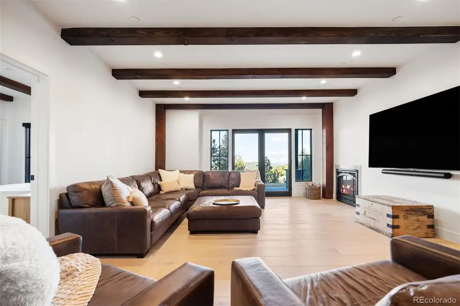 Furnished interior view inside a new home in , Evergreen (Image 1).