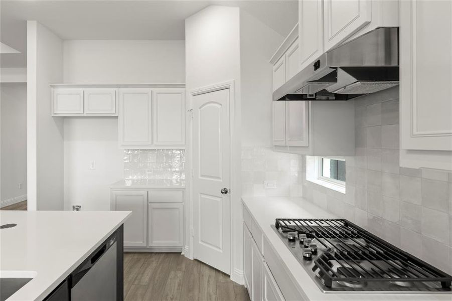 Furnished interior view inside a new home in Creekview Meadows, Pilot Point (Image 9).