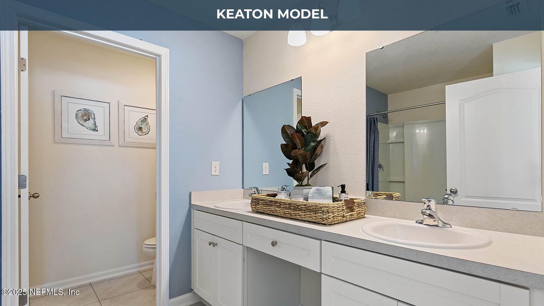 Furnished interior view inside a new home in Bridgewater, St. Augustine (Image 10).