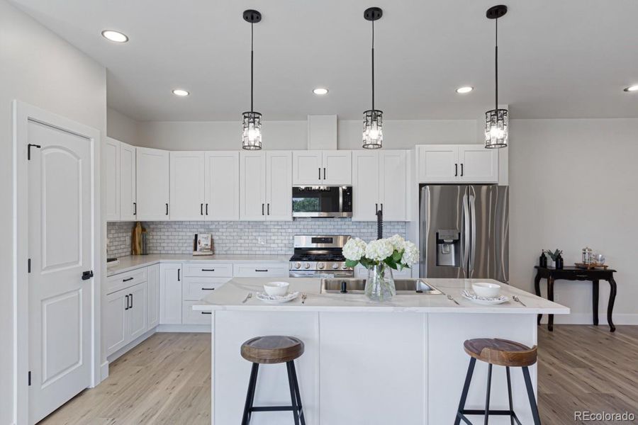 Furnished interior view inside a new home in , Montrose (Image 3). Furnished interior view inside a new home in , Montrose (Image 3).