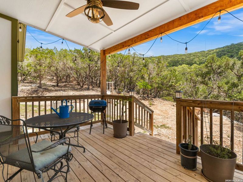 Exterior details and patio area of a home in , Bandera (Image 25).