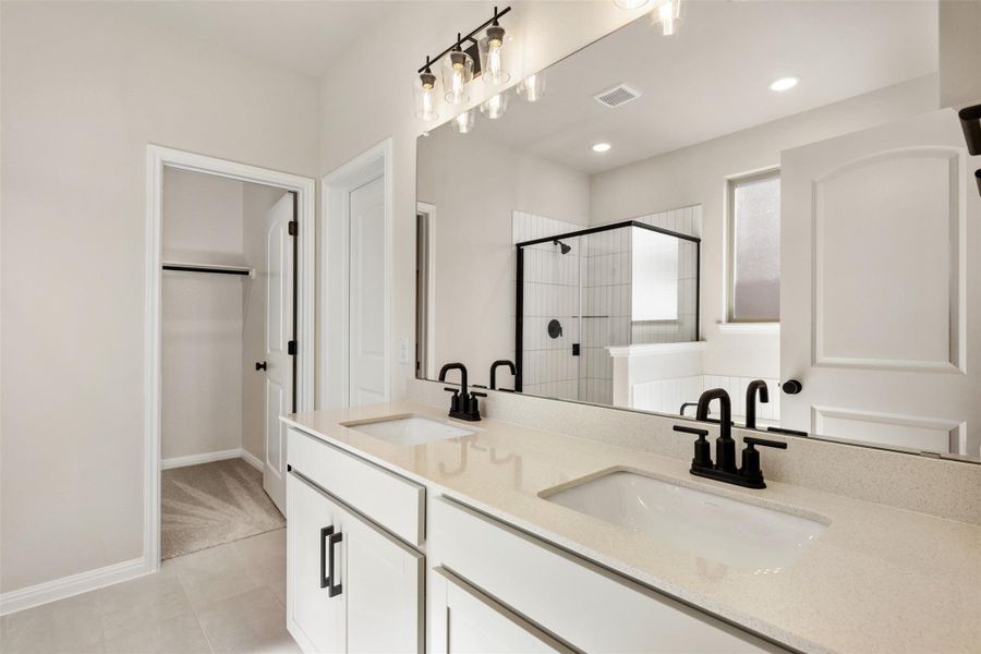 Furnished interior view inside a new home in Patterson Ranch, Georgetown (Image 18).