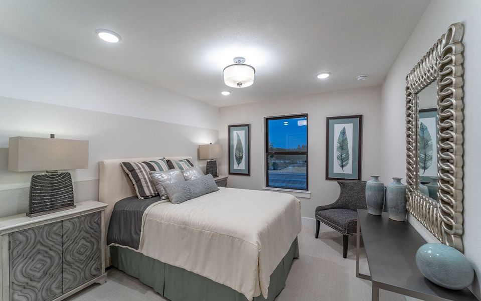 Representative furnished interior of a home built from the Dakota by CastleRock Communities in Hughes Landing, Dickinson (Image 37).