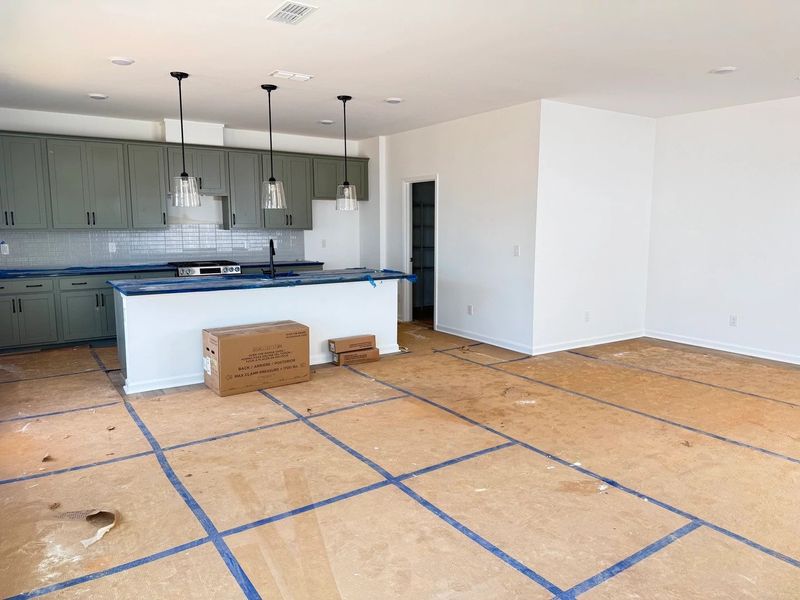 In-progress construction of a new home in Rowland's Grant, Fuquay Varina, NC (Image 10).