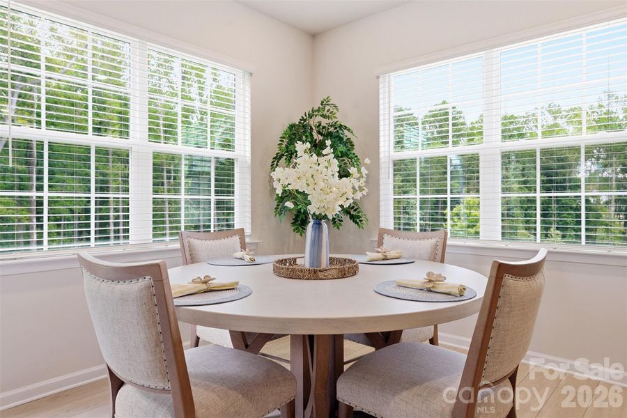 Furnished interior view inside a new home in Falls Cove at Lake Norman, Troutman (Image 11).