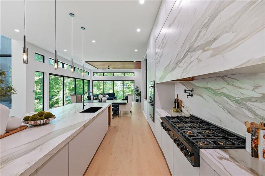 Furnished interior view inside a new home in , Atlanta (Image 10).
