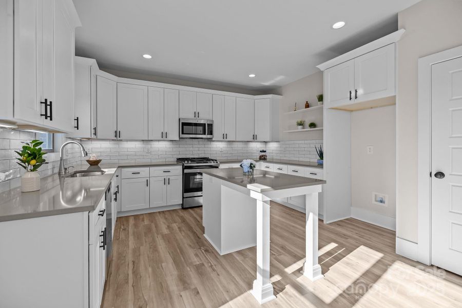 Furnished interior view inside a new home in , Monroe (Image 7).