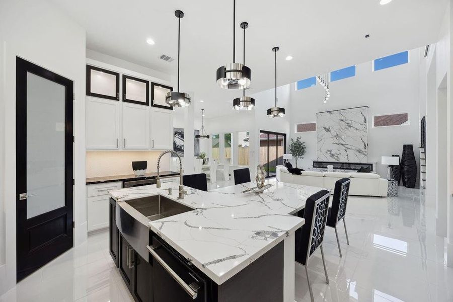 Furnished interior view inside a new home in , Houston (Image 13). Furnished interior view inside a new home in , Houston (Image 13).