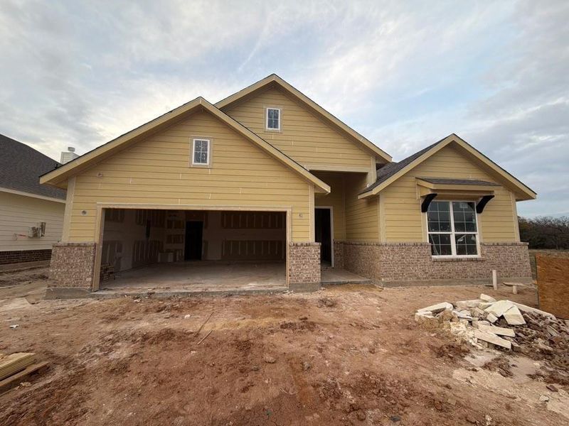 In-progress construction of a new home in Covenant Park, Springtown, TX (Image 3).