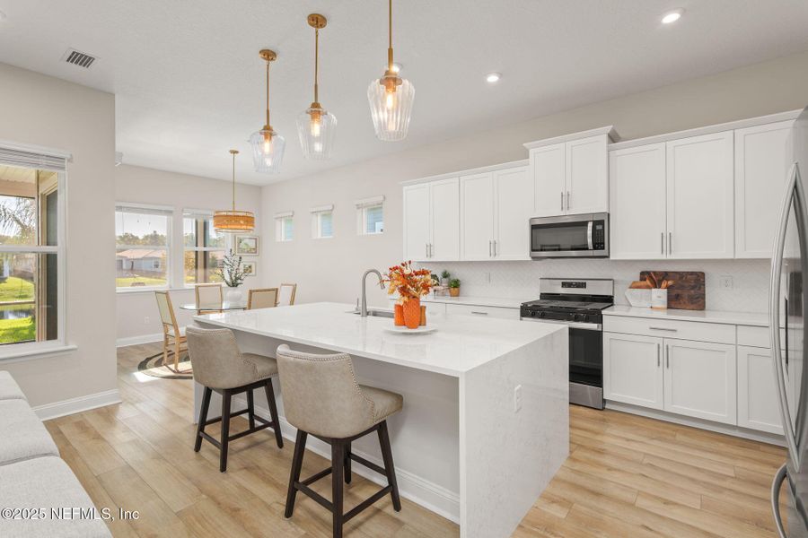 Furnished interior view inside a new home in , St. Johns (Image 27). Furnished interior view inside a new home in , St. Johns (Image 27).