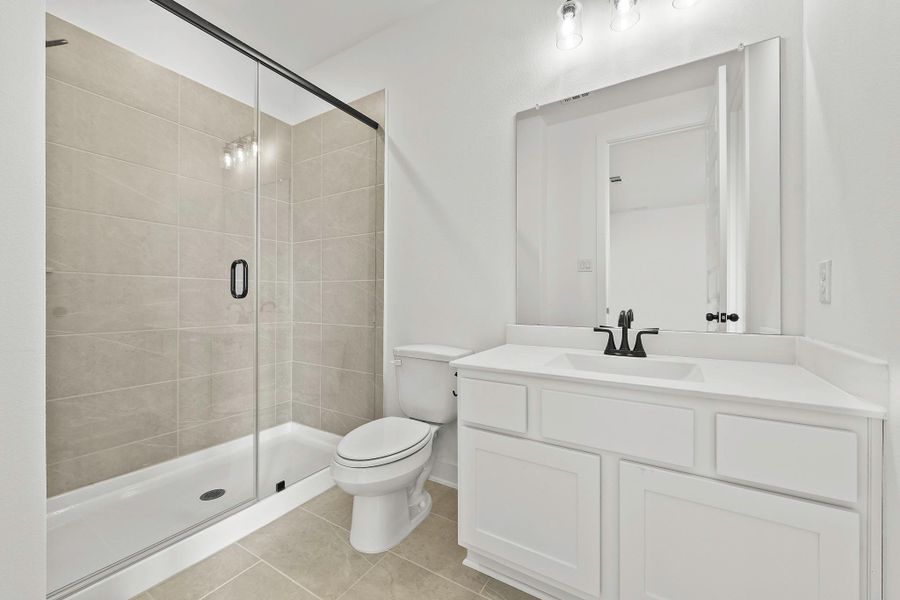 Furnished interior view inside a new home in , Katy (Image 8).