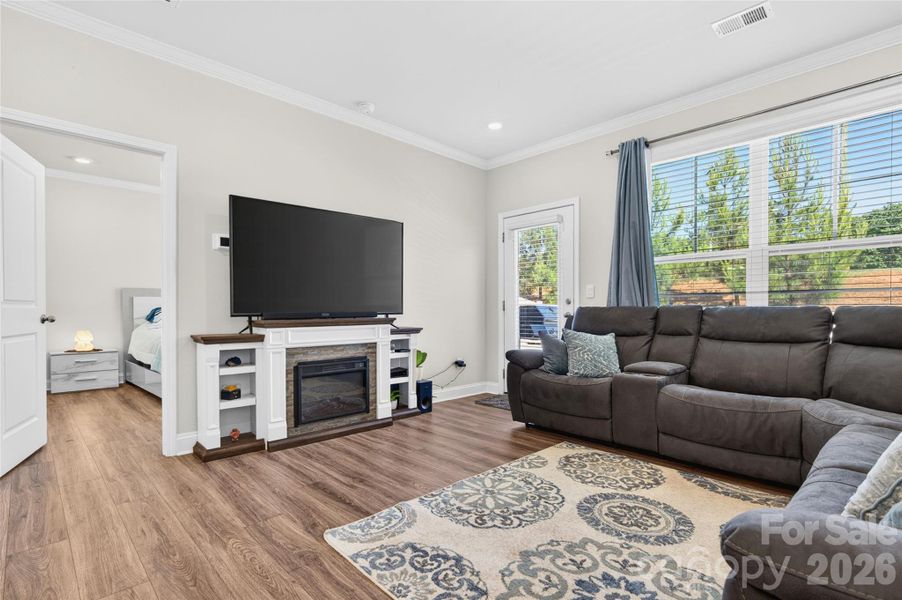 Furnished interior view inside a new home in , Sherrills Ford (Image 14).