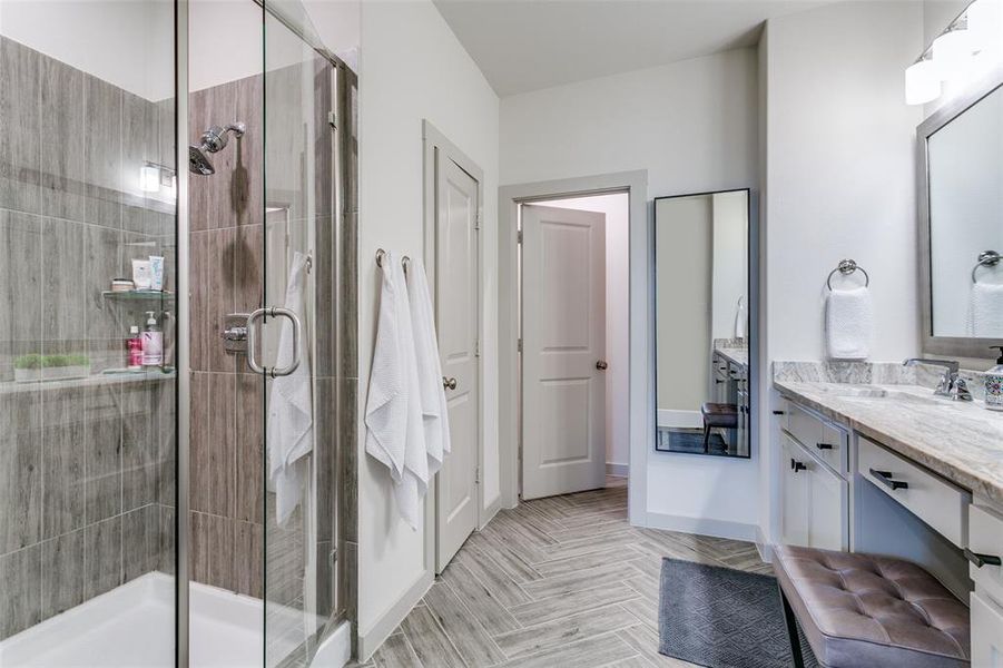 Spacious & Gorgeous Shower In Primary Bath