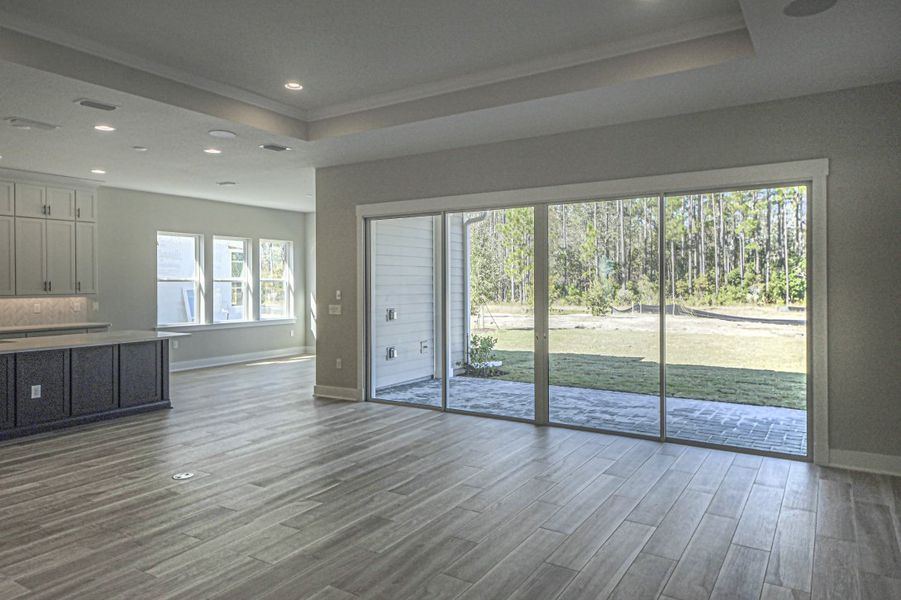 Representative unfurnished interior of a home built from the Julington by Riverside Homes in Hidden Creek at SilverLeaf 70' Series, St. Augustine (Image 40).
