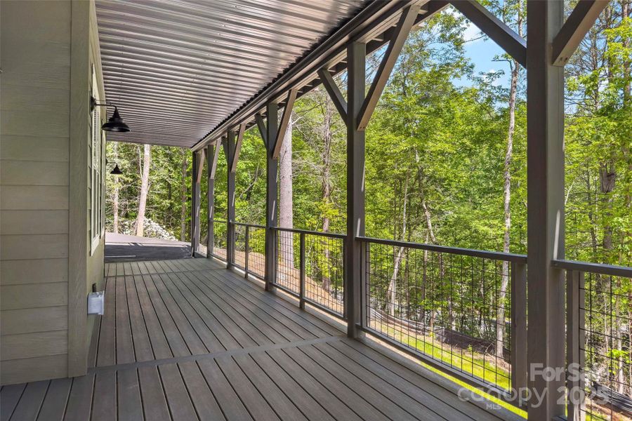 Lower level covered patio Lower level covered patio