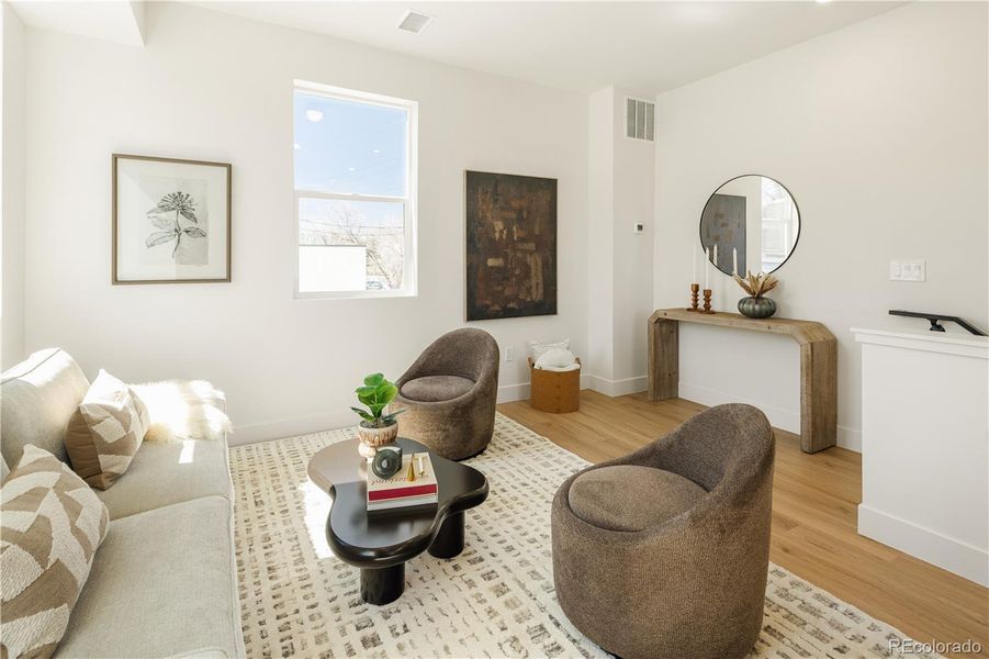 Furnished interior view inside a new home in , Denver (Image 13).
