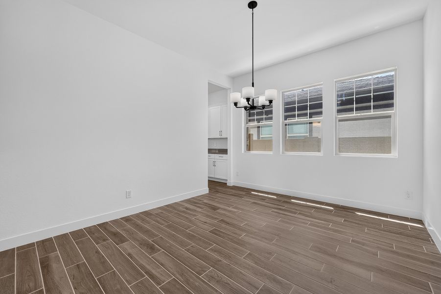 Spacious, unfurnished interior of a new home in Ellsworth Ranch, Queen Creek (Image 26). Spacious, unfurnished interior of a new home in Ellsworth Ranch, Queen Creek (Image 26).