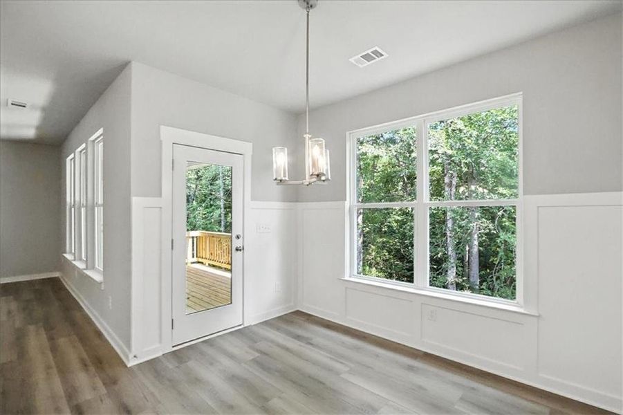 Spacious, unfurnished interior of a new home in Traditions of Braselton, Jefferson (Image 43).