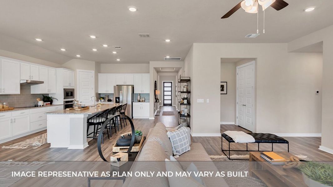 Furnished interior view inside a new home in Rosenbusch Ranch, Leander (Image 24).