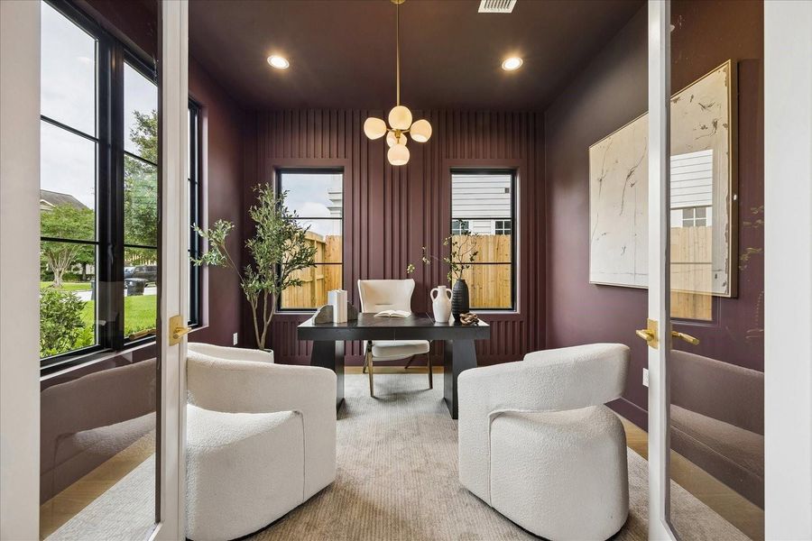 Furnished interior view inside a new home in , Houston (Image 5).