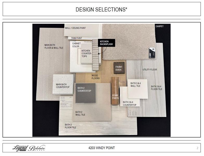 Design selections for 4203 Windy Point Road - Representative Photo