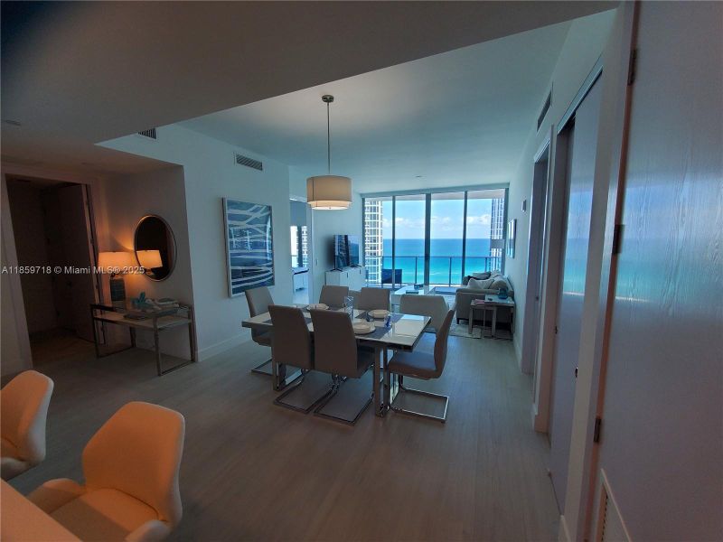 Furnished interior view inside a new home in , Sunny Isles Beach (Image 29).