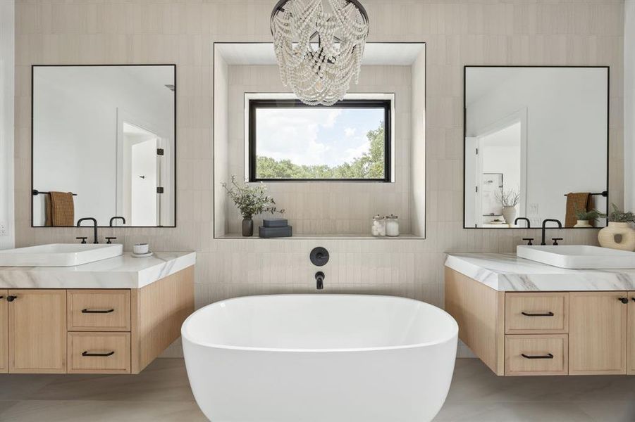 Furnished interior view inside a new home in , Dallas (Image 7). Furnished interior view inside a new home in , Dallas (Image 7).