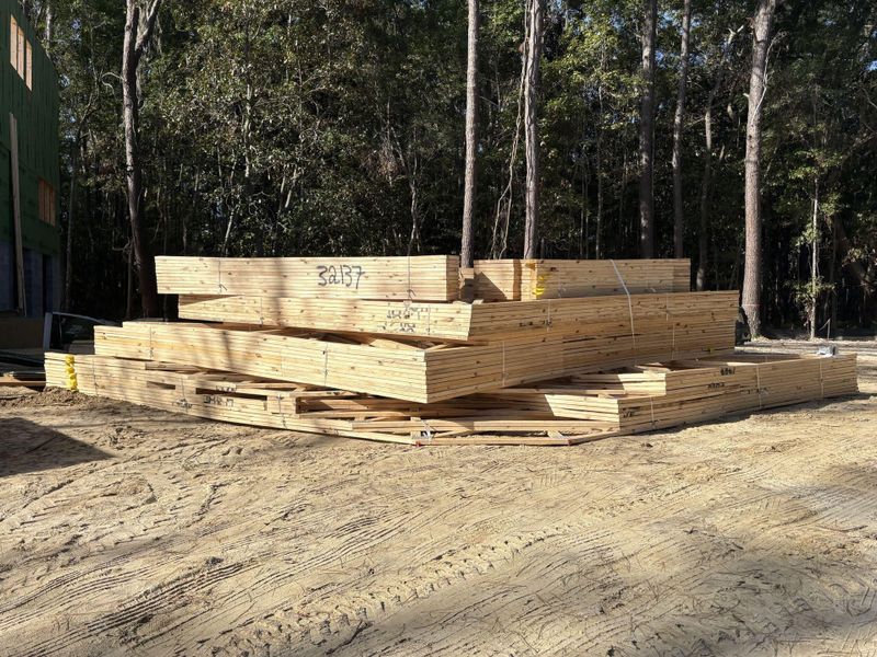 In-progress construction of a new home in The Preserve at Pennys Creek, Johns Island, SC (Image 9).