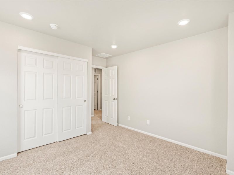 The Bergamot floorplan interior image taken at a Meritage Homes community in Brighton, CO.