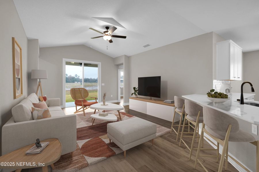 Furnished interior view inside a new home in Jennings Farm, Middleburg (Image 3).