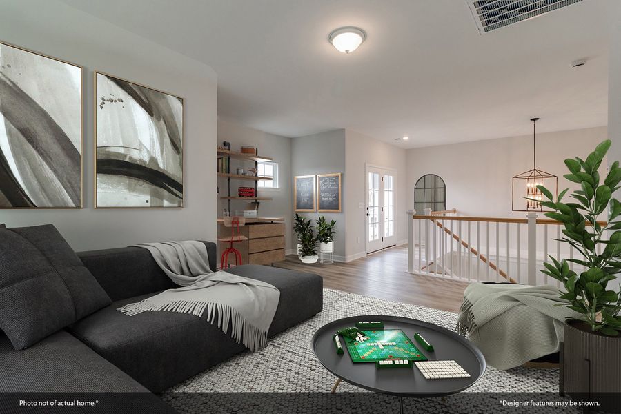 Furnished interior view inside a new home in Indigo at Abbey Preserve, Wilmington (Image 10).